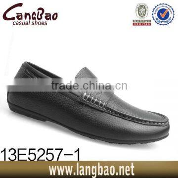 2014 new fashion man shoe black color leather man shoes WXL-J24026