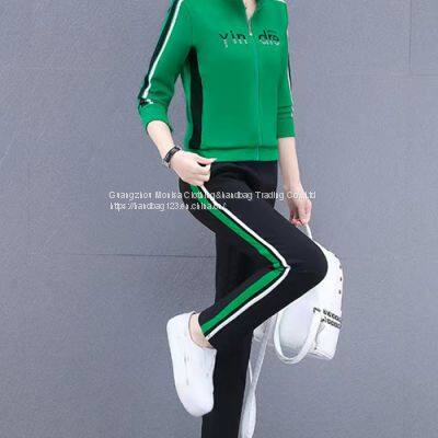 Sportswear Suit Women's Spring And Autumn New Women's Jacket Casual Two-Piece Set