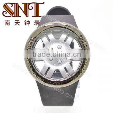 SNT-PU002 fashion quratz custom pu plastic watch