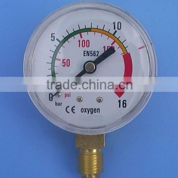 OXYGEN PRESSURE GAUGE