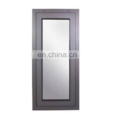 Decorative Aluminium Tempered Glass Center Pivot Casement Tilt and Turn Window With Pivot Hinge photo-4