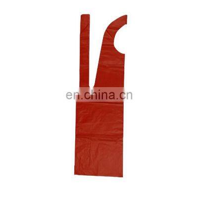 Disposable HDPE LDPE Waterproof Tear-Resistant Food Kitchen Medical Plastic PE Apron photo-3