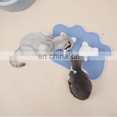 Customized Beige Non Slip Pet Colorful OEM Christmas Small Side Walls Waterproof Cat Litter Trapping Mat