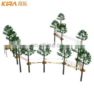 China Attractions Rope Course Outdoor Obtacle Challenging Ropes Adventure Playground Equipment photo-5