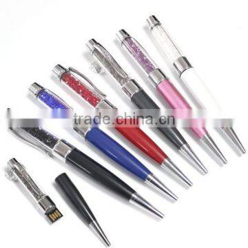 crystal pen with USB Pen drive