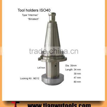 Tool holders ISO40 1/2 GAS Drill point holder BT40 type " Brembana" new type