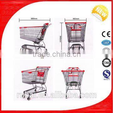 Unfoldable shopping trolley cart for Europe