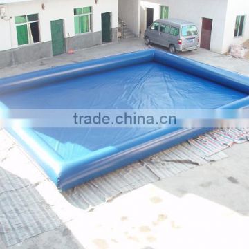 12*8m Custom PVC plastic small inflatable adult swimming pool