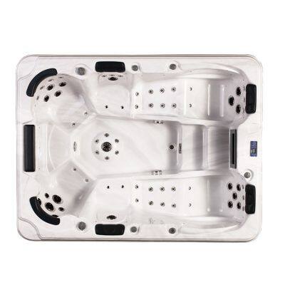 Modern 6-Person Acrylic Swim Spa Outdoor Hot Tub With Massage Features for Hotels Sale Outdoor Whirlpool Pool photo-3