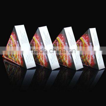 triangle pizza box, mini food packaging box for pizza, triangle sandwich box for packaging