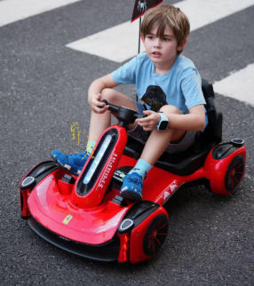 Children's go Kart, Electric Bike, Four-wheel Drifting Racing Car, Playable Toy Car, Rechargeable Electric Bike photo-3