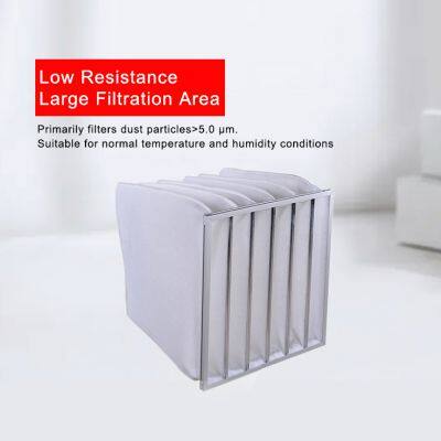 Hot Melt Air Filter Synthetic Fiber Air Bag Pocket Filter for Air Ventilation photo-2