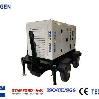 Mobile Generator Trailer Type 40kW Diesel Generator Powered by Cummins Diesel Engine photo-3