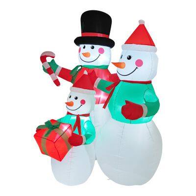 Snowman Inflatable With Inflatable Snow Globe – Perfect for Xmas Decor photo-2
