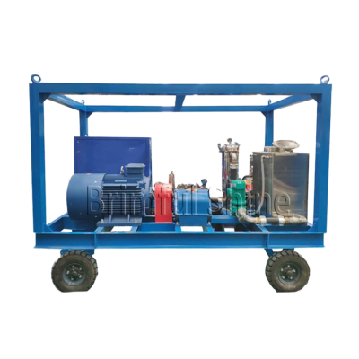 Advantaged High Pressure Hydro Jetting Machine Electric 10000 Psi 700bar New Used Cold Water Jet Cleaning Unit Pump Engine