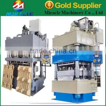 Wood working machinery to produce pallet block machines with wooden pallet