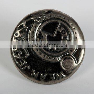 Metal Jeans Button