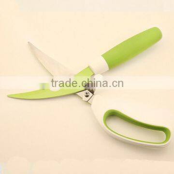 Heavy Duty Stainless Steel Kitchen Shears With Black Soft Grip Handle photo-5
