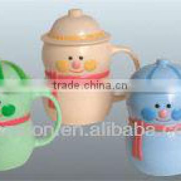 Double insulated plastic cups with lid