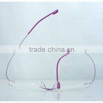 rimless eyeglasses new model eyewear frames of glasses