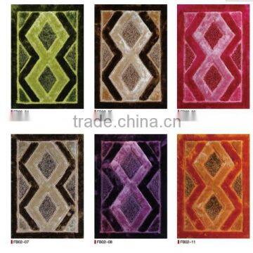 3D Design Pattern china decorative shaggy carpet