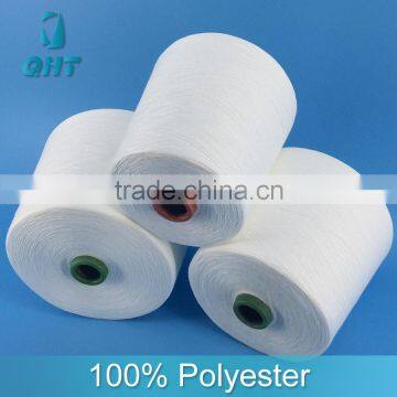 Uniform 100% polyester staple fiber spun yarn 8s/1 for Weaving