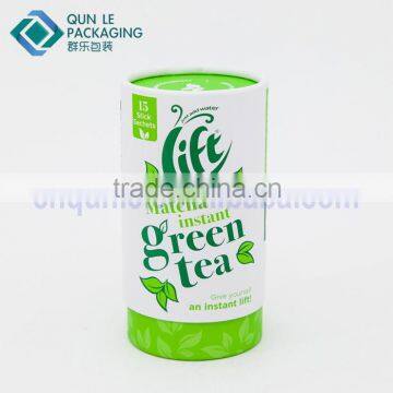 Empty Color Box Printing Cardboard Round Box for Tea