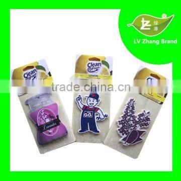 Hainging Paper Car Air Freshener ,car perfume