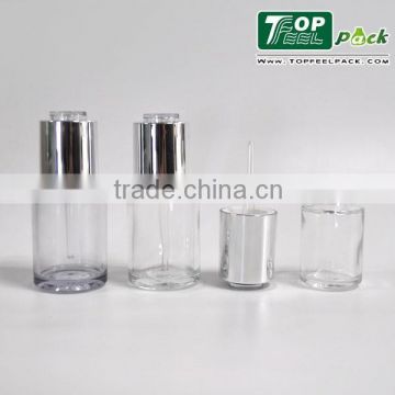 Cosmetic clear wholesale 18ml 30ml glass dropper bottles