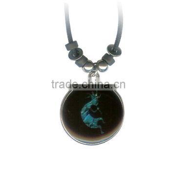 Womens TOPSHOP Jewellery Girls & Ladies Colour-changing Animal Mood Necklace with Pendant and Leather