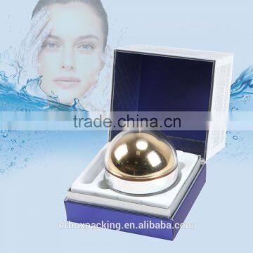 Purple color printing rigid paper box,cosmetic box packaging
