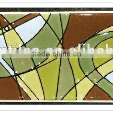 8x30cm cheap ceramic tile crystal border tile