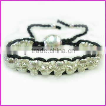 FL0872 Hot sale skull friendship bracelet