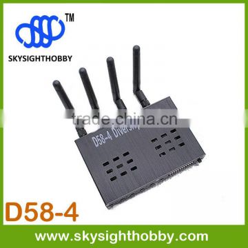 D58-4 FPV 5.8G 4CH Audio Video 5.8GHz Diversity Receiver fpv googles