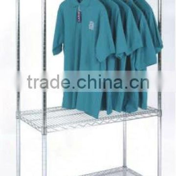 Chrome wire garment rack,wire clothing rack