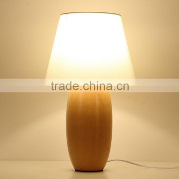 LED Wood table lamp LED Wood table Light JK-879-17 popular old wooden modern guest room table lamp