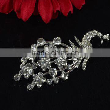 Peafowl Style Crystal Rhinestone Strass Brooch Pins, Peafowl Crystal Strass Brooch, Peafowl Crystal jewel Strass Brooch