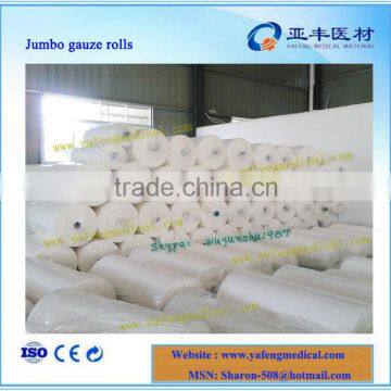 Hot seller medical jumbo gauze roll