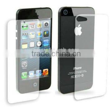 2 in 1 Anti Glare LCD Screen Protector for iPhone 5