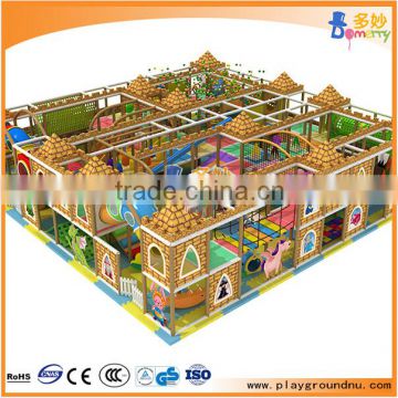 2016 High quality eco-friendly beauty castle gym indoor play area