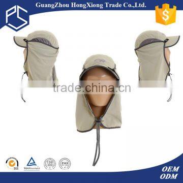 Promotional 2d embroidery tie dyed mesh vented fishing bucket hat with string