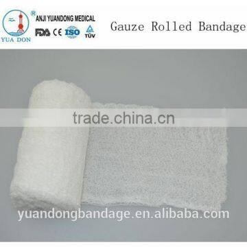 YD30655 gauze rolled clinical bandage with CE&FDA&ISO for family