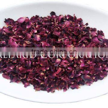 Dried Red Rose Flower Pure Petals Without Calyx Rosa Gallica Officinalis