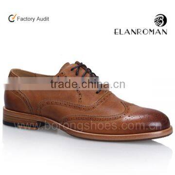 Wholesale italian formal shoes brogue leather shoes men leather dress shoes