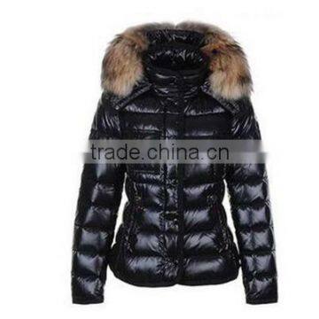 LADIES, SHORT, FASHION, DOWN JACKET, W/FUR