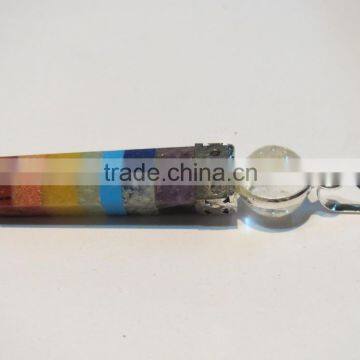 7 Chakra Bonded Point Gemstone Pendants