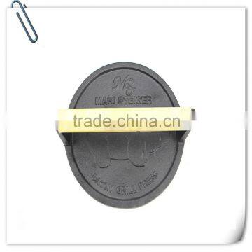 Cast Iron Meat Press Round Hamburger Patty Cooking Press photo-2