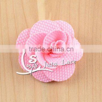 4 cm Mini Fabric Rose Flower, Handmade Satin Ribbon Petals Flowers. Chic Phone Applique photo-3