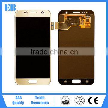 China wholesale lcd display for samsung galaxy s7 G9300 lcd panel touch screen with connector