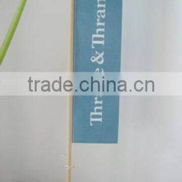 wooden/stainless flagpole for table flag